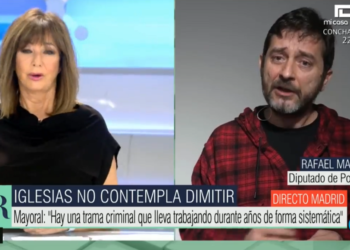 Rafa Mayoral: «No tiene sentido que si se abre una investigación en torno al espionaje e intoxicación contra Podemos gire la pieza contra la persona que ha sido espiada»