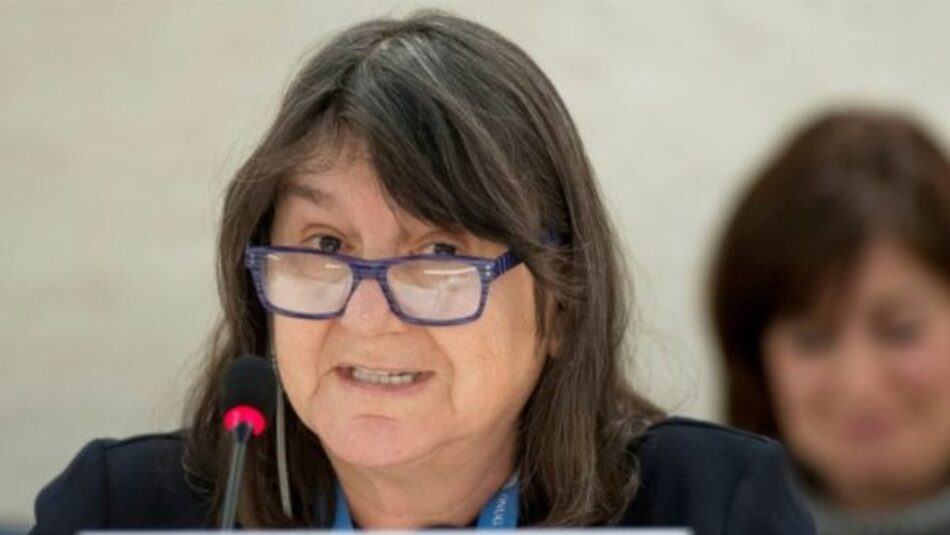 Exrelatora de ONU califica como “acciones criminales” las sanciones unilaterales