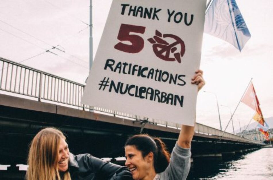 Més a prop de la fi de l’amenaça de les armes nuclears: el Tractat sobre la Prohibició de les Armes Nuclears assoleix les 50 ratificacions necessàries per a la seva entrada en vigor