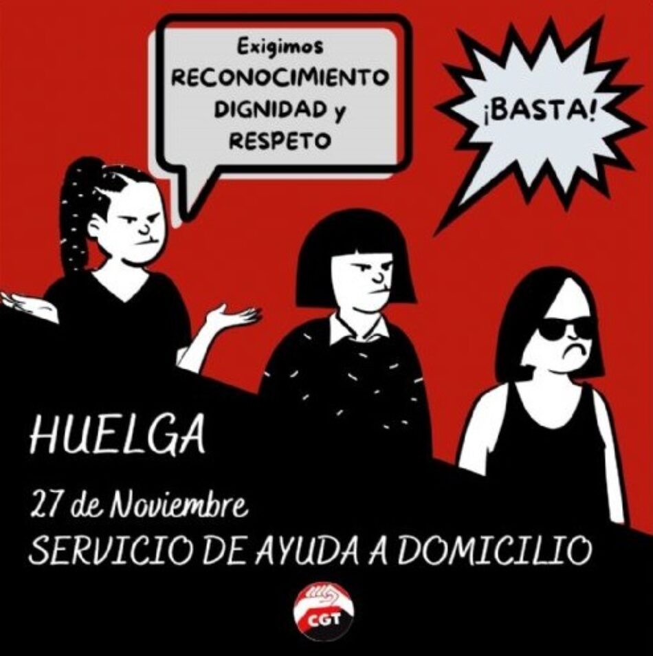 La Patronal Privada del SAD (Servicio de Ayuda a Domicilio) molesta y preocupada con la huelga del 27 de noviembre en Andalucía