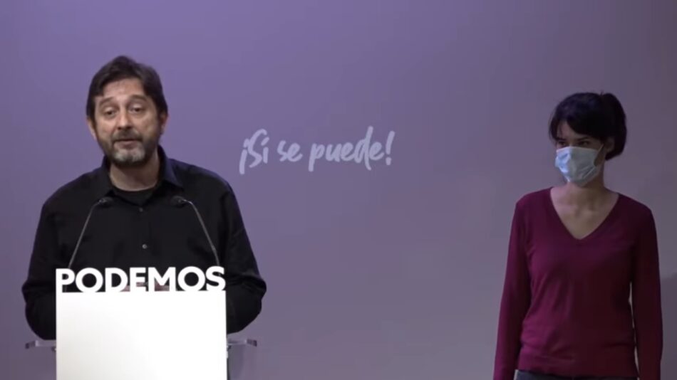 Podemos reclama al PSOE más medidas para prohibir desahucios y cortes de suministros básicos