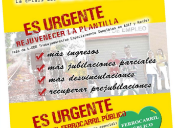 Sindicato Ferroviario de la Confederación Intersindical denuncia a a RENFE ante la Autoridad Laboral por ocultación de datos y falta de información