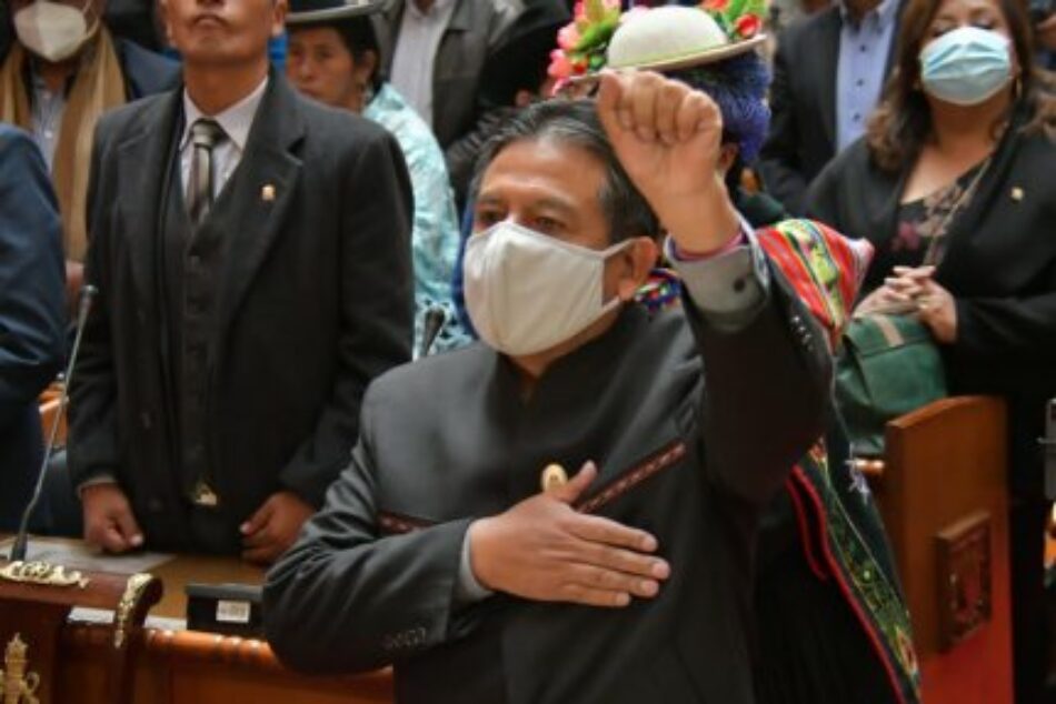 Discurso del Vicepresidente del Estado Plurinacional de Bolivia, David Choquehuanca, en el acto de transmisión de mando en la Asamblea Legislativa Plurinacional