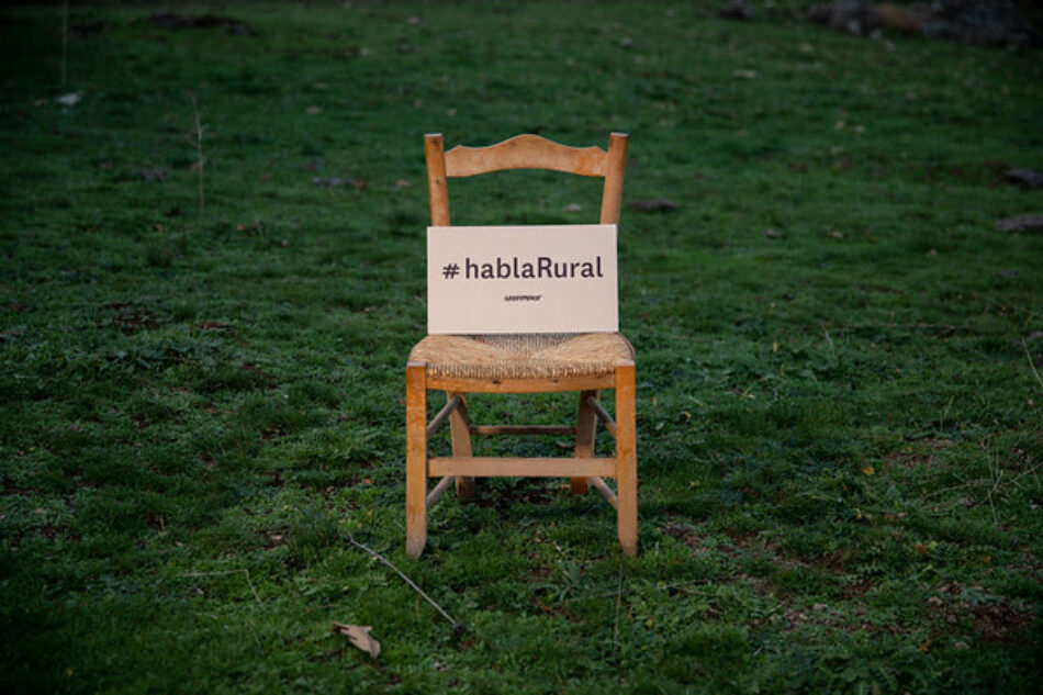 Greenpeace lanza hoy la campaña #hablaRural para el fortalecimiento de la España rural ‘abandonada’