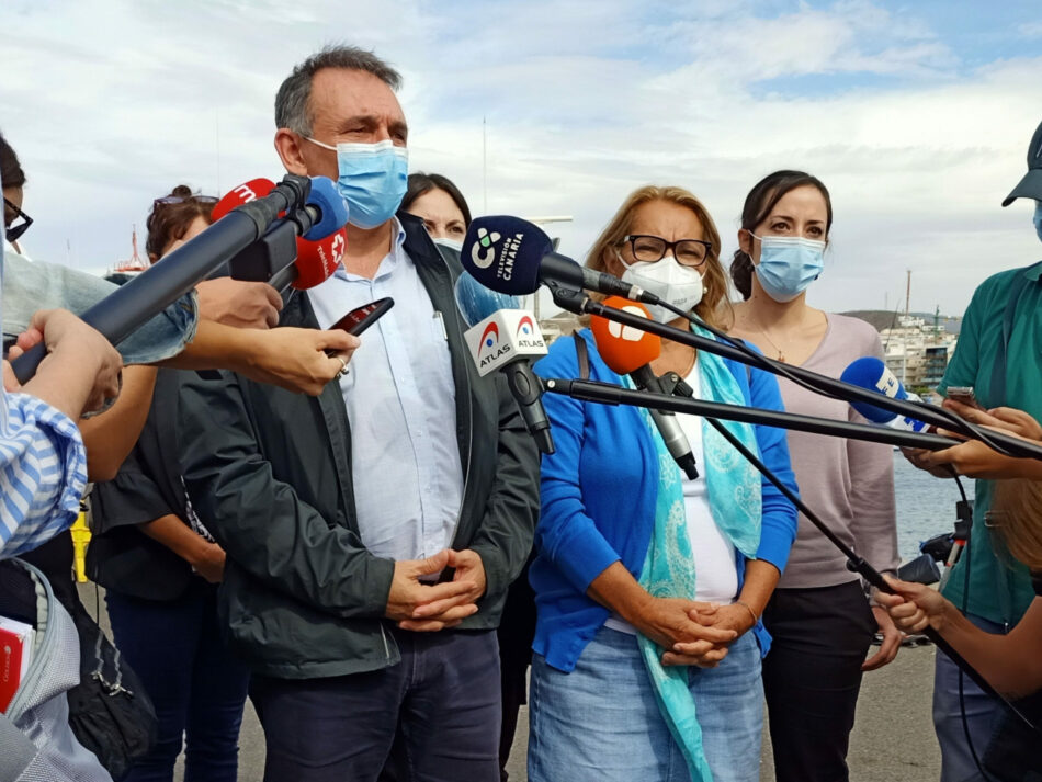 Unidas Podemos pide solidaridad a las comunidades autónomas para atender la emergencia migratoria