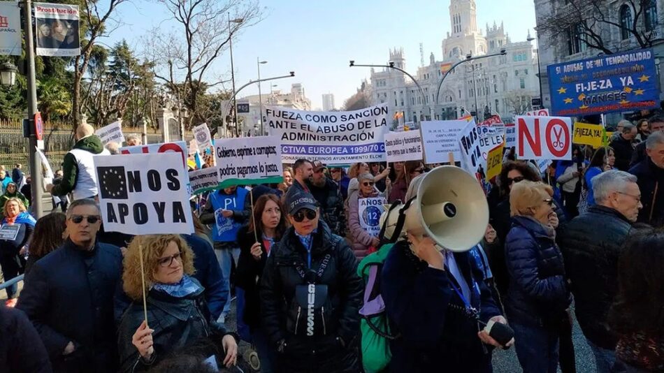 El Senado aprueba sin PSOE, PNV ni PAR la moción de Compromís que proponía soluciones exprés a la situación de miles de interinos en fraude de ley