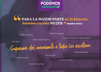 Podemos Andalucía lanza una campaña de apoyo a las escritoras andaluzas