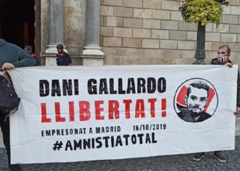 Dani Gallardo, detenido en las protestas tras la sentencia a los líderes independentistas, condenado a cuatro años de cárcel