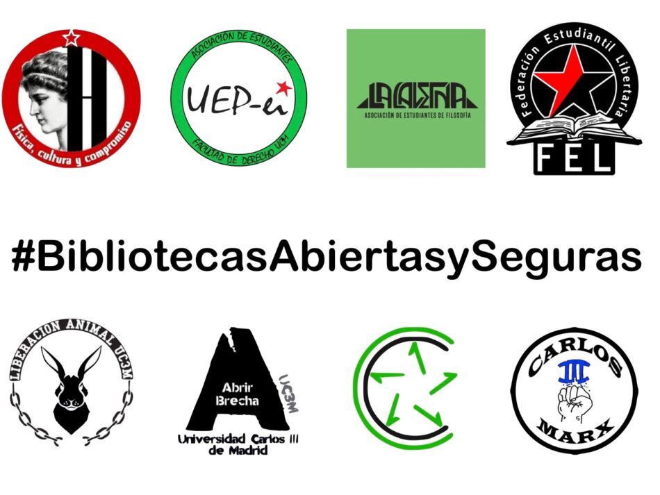 Okupación de las Bibliotecas en las Universidades de Madrid