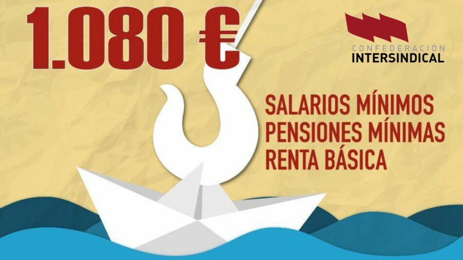 Intersindical RM reivindica un mayor marco de protección social con la campaña 1080 euros