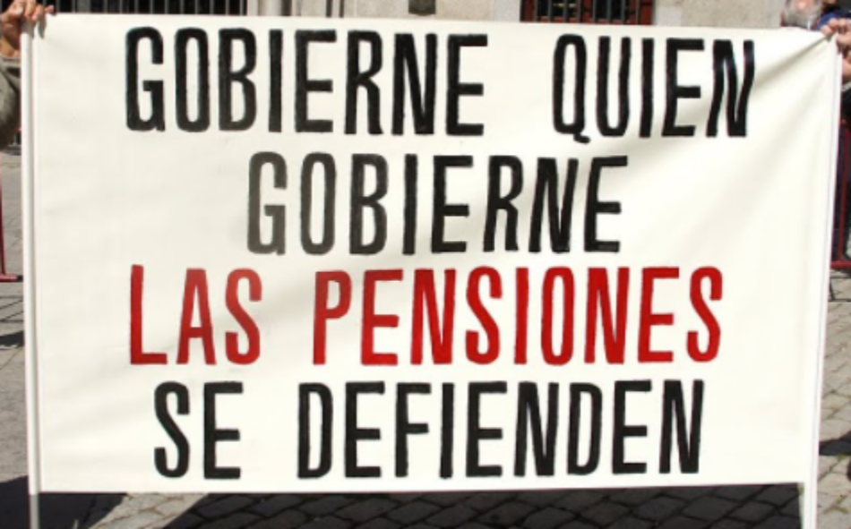 El 19-D llegará al Congreso una manifestación de pensionistas contra las recomendaciones del Pacto de Toledo