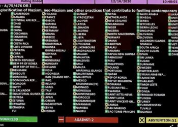 Repudian votos de EE.UU. y Ucrania en resolución de ONU contra nazismo