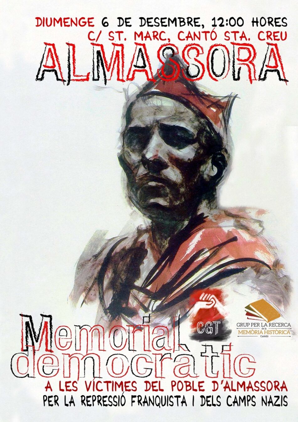 El Grup per la Recerca de la Memòria Històrica y CGT inaugurarán el Memorial Democrático de Almassora