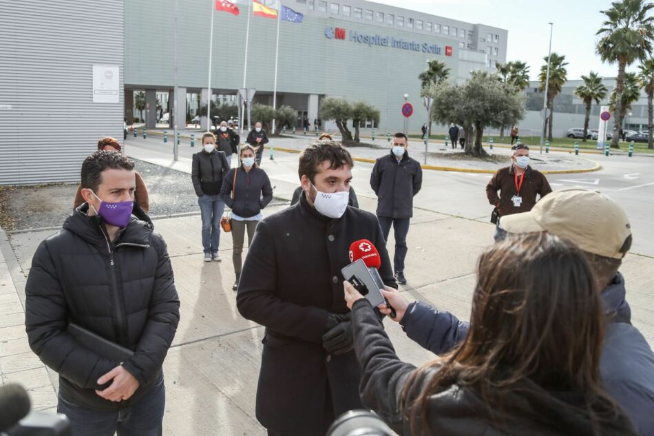 Podemos Comunidad de Madrid se reúne con los sindicatos del Hospital Infanta Sofía para pedir la apertura inmediata de las 16 camas UCI de la Torre 4