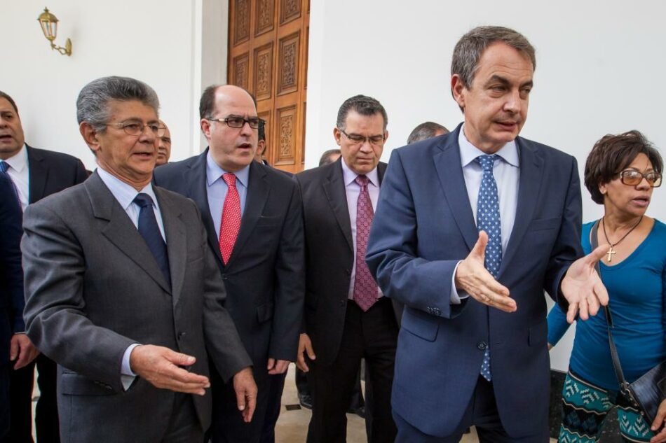 Zapatero: «Hay que comprometerse con Venezuela, y la mejor manera es estar aquí, conversar con todos»