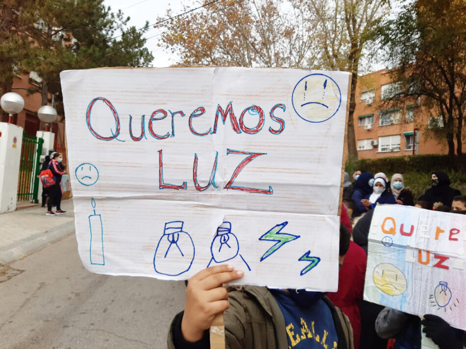 457 días sin luz en la Cañada Real