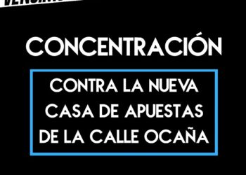 Nueva concentración vecinal contra la inminente apertura de un local de apuestas en la calle Ocaña