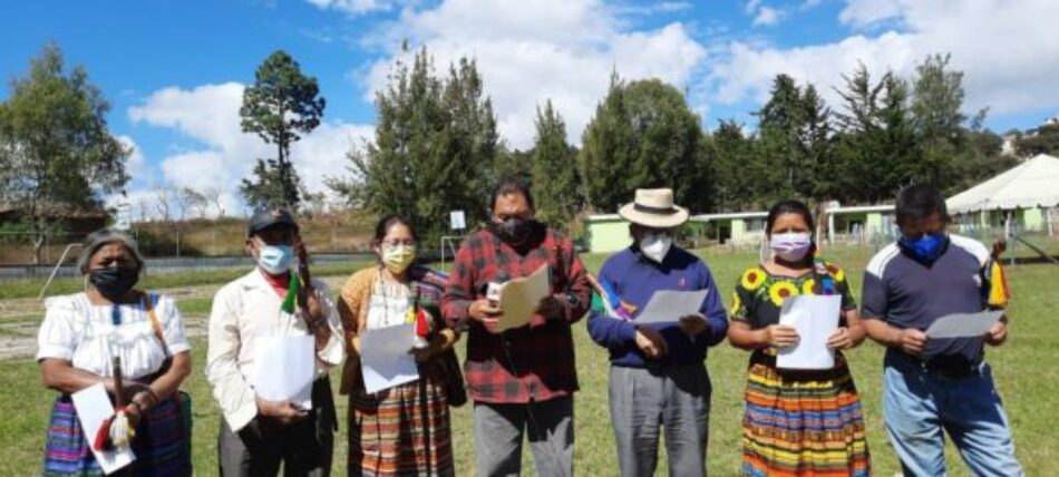 Autoridades ancestrales de Guatemala proponen una Asamblea Nacional Constituyente