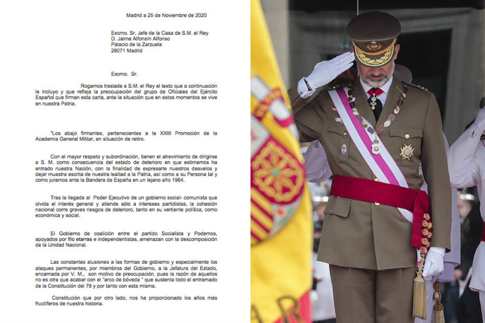 Manifesto de repulsa aos militares fascistas