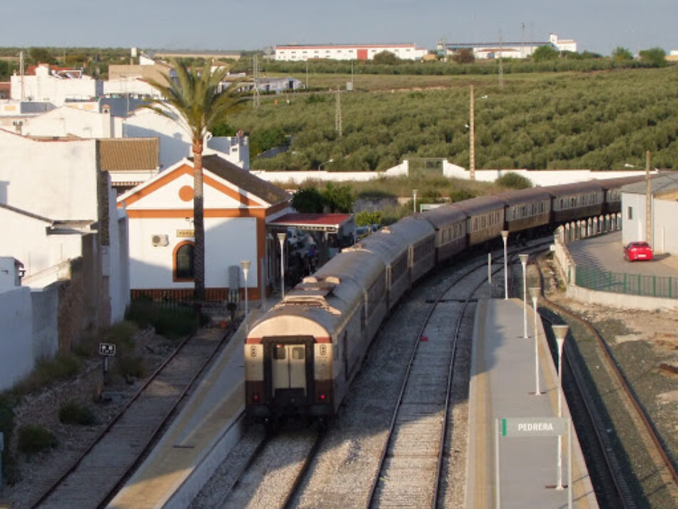 Acción contra el desmantelamiento ferroviario en Pedrera (Sevilla) el 28-D: “Somos inocentes, no tontas ni tontos»