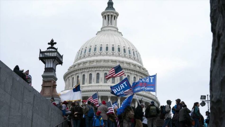 Trump echa la culpa a los antifascistas del ataque al Capitolio