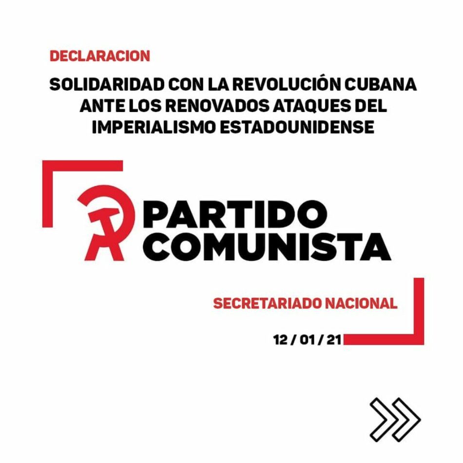 Solidaridad con la Revolución Cubana ante los renovados ataques del imperialismo estadounidense