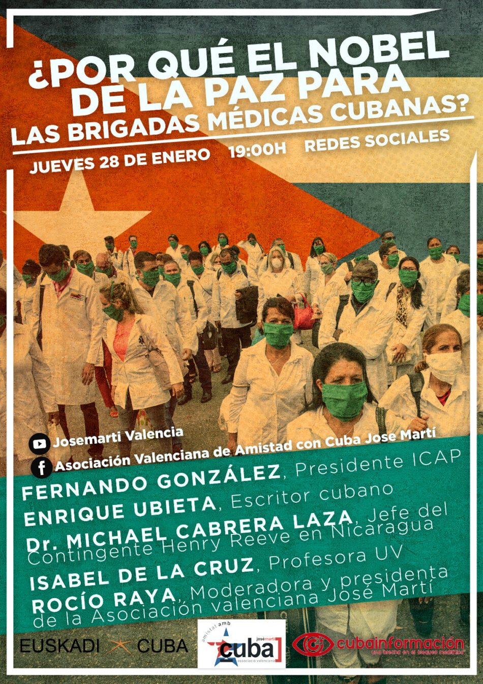 Una Mesa Redonda On Line entre La Habana y València expone la labor de las Brigadas Médicas Cubanas contra el COVID-19 en el mundo