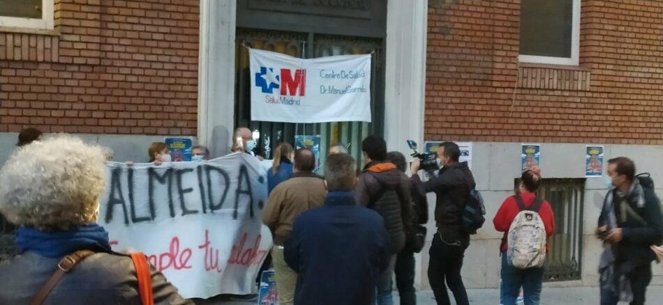 Concentración en la Junta de Centro para que Almeida cumpla su palabra y permita la apertura de un centro de salud en Gobernador 39