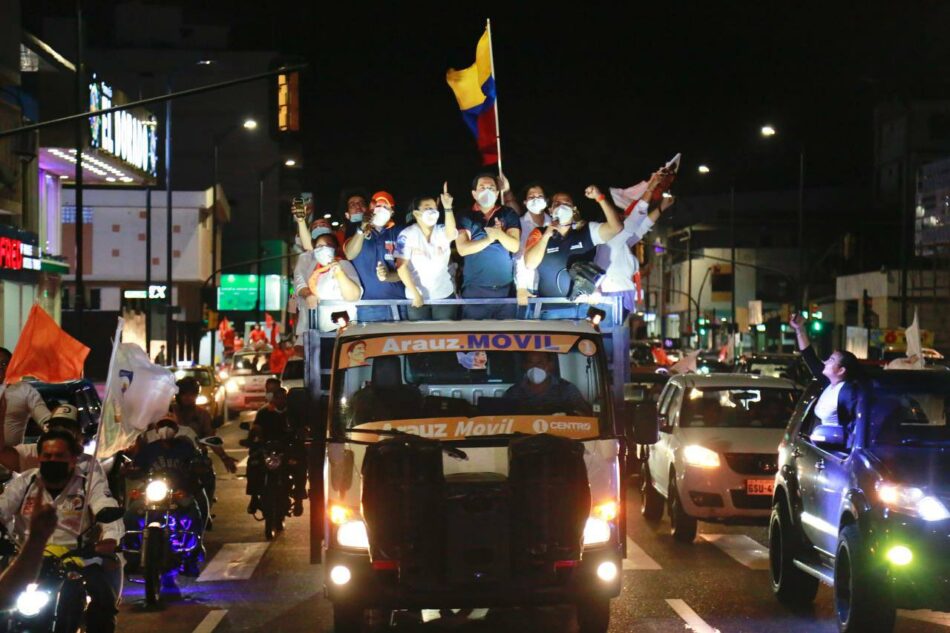 El economista y exministro de Correa, Andrés Arauz, encabeza las encuestas para las elecciones presidenciales en Ecuador del 7 de febrero