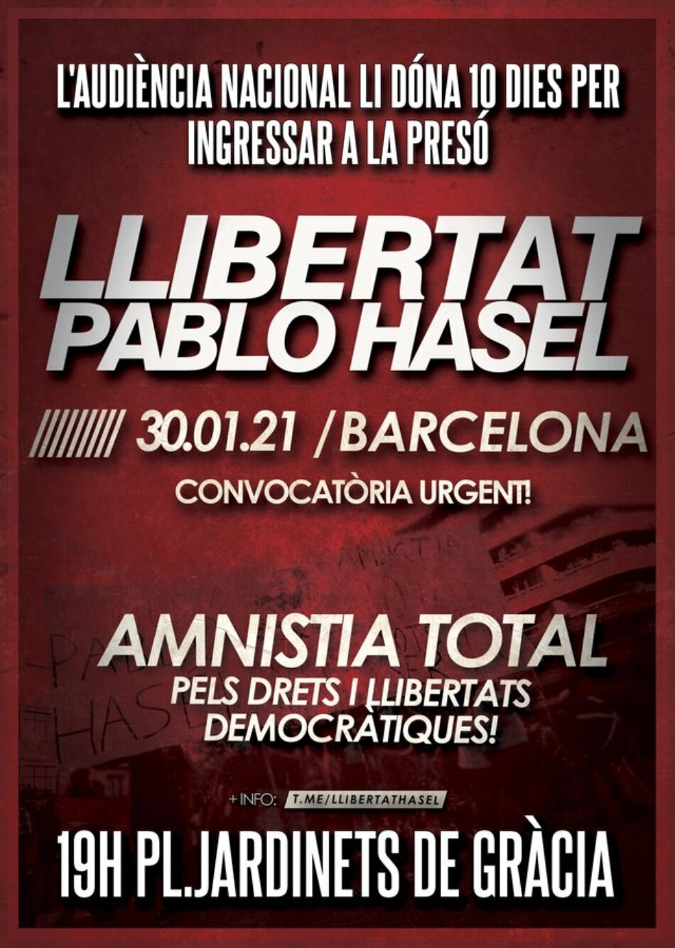 La Audiencia Nacional ordena el ingreso en prisión de Pablo Hasel por «enaltecimiento del terrorismo e injurias a la monarquía»