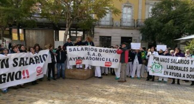 El Servicio de Atención Domiciliaria (SAD) tomará las calles de Andalucía el próximo 31 de mayo