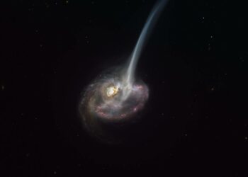 Muerte de una galaxia por una colosal eyección de gas