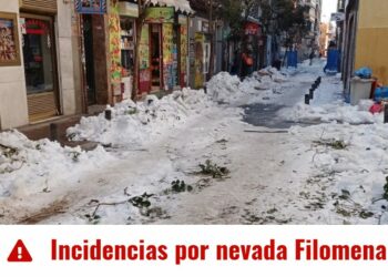 La FRAVM crea un mapa de incidencias no resueltas de la gran nevada