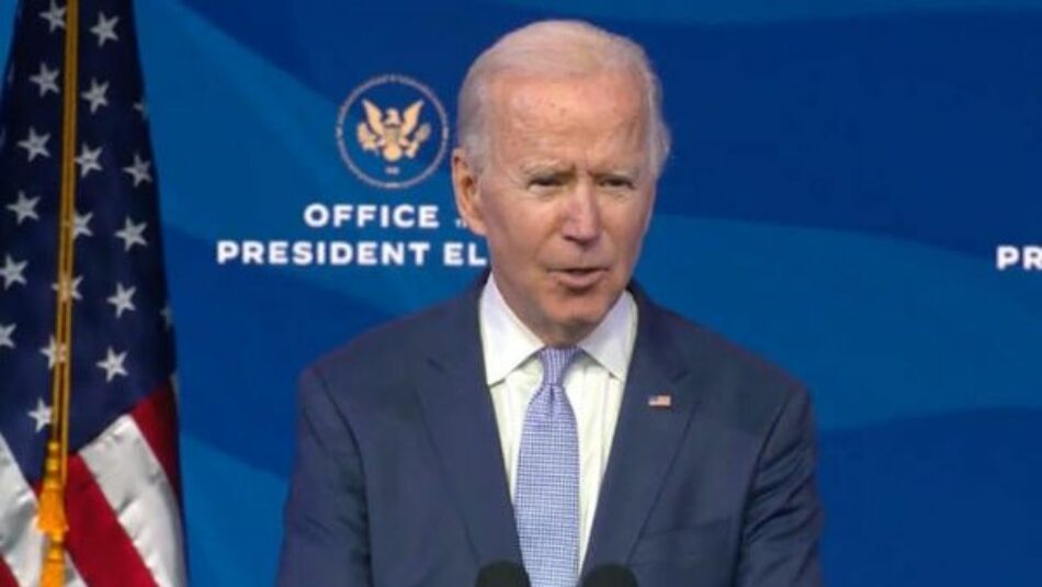 Joe Biden anuncia plan de estímulo económico para EE.UU.