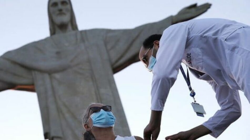 Brasil rompe récord semanal de contagios de coronavirus