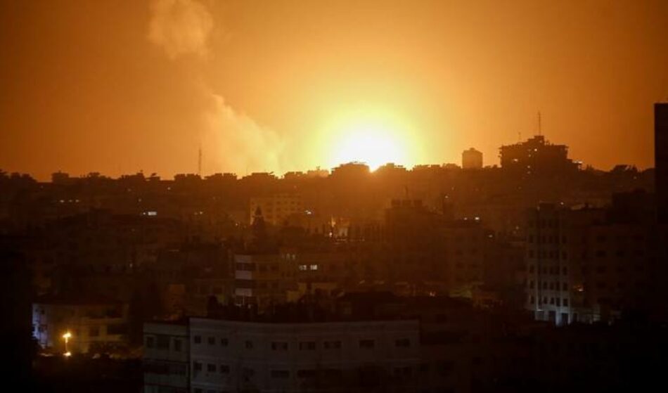 Cazas israelíes bombardean el sur de la Franja de Gaza