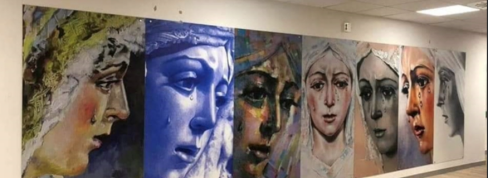 Sevilla Laica, ante las «descalificaciones, insultos e incluso amenazas de muerte» a raiz de la denuncia del mural confesional del Hospital Macarena