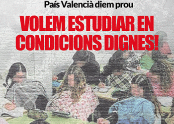 País Valencià • Ni Covid ni fred! Aturades dijous 14 i divendres 15 per unes condicions d’estudi dignes