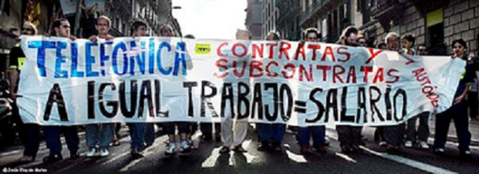 Represión patronal a los trabajadores/as de Cotronic (Grupo COBRA) subcontrata de Telefónica Movistar