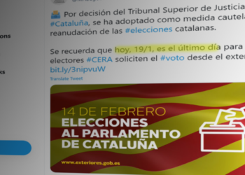 IU Exterior considera una «tomadura de pelo» que la emigración catalana tenga un solo día de plazo para solicitar el voto