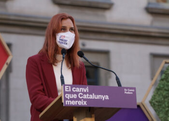 Jéssica Albiach: «En democràcia, el poder i els vots són de la ciutadania, i no de cap partit, es digui com es digui, Convergència, PdeCat o Junts per Catalunya»