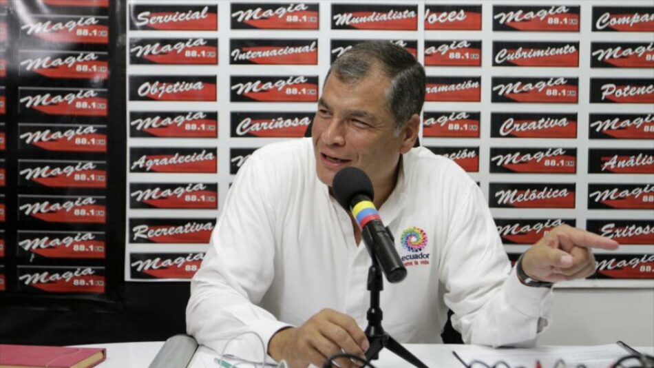 Correa denuncia nuevo intento de suspender elecciones en Ecuador