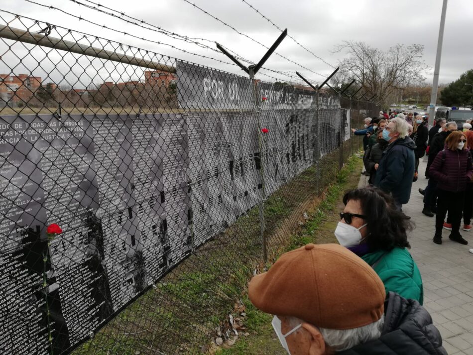 Reivindican con una concentración la «reposición del Memorial Alternativo Cárcel de Carabanchel»