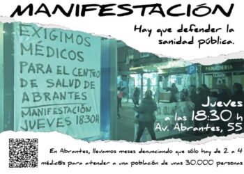 Nueva manifestación para reclamar a la administración madrileña la devolución de médic@s al Centro de Salud Abrantes en Carabanchel (Madrid)