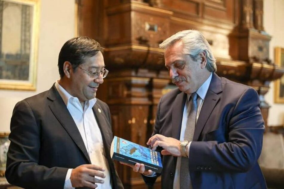 Los presidentes Alberto Fernández y Luis Arce reciben Manifiesto Progresista del Grupo de Puebla