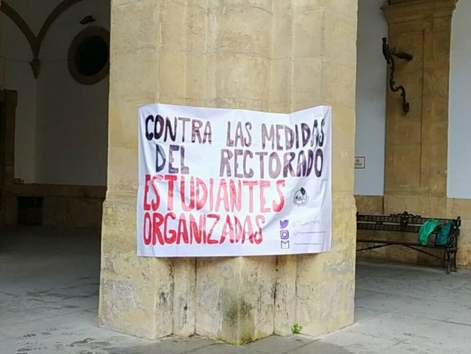 La Coordinadora Estudiantil Sevillana organiza una concentración en el Rectorado de la Universidad de Sevilla