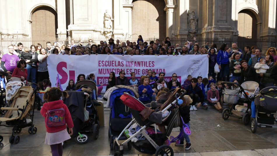 Granada Laica apoya a la Plataforma Sí 0-6 Granada en su defensa de las Escuelas Infantiles Municipales