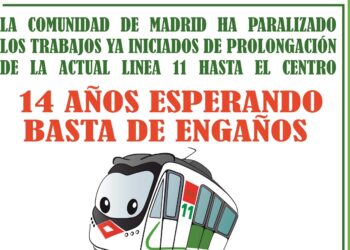 Movilización vecinal en Carabanchel para reactivar la prolongación de la línea 11 de Metro
