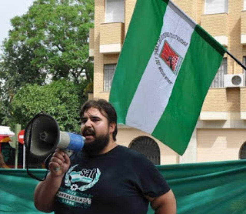 Oscar Reina (portavoz del SAT): “Por mucho que las personas de Andalucía queramos trabajo, libertad y dignidad, esas serán imposibles sin soberanía”