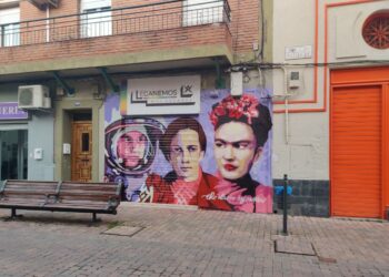 El mural feminista se multiplica también en Leganés